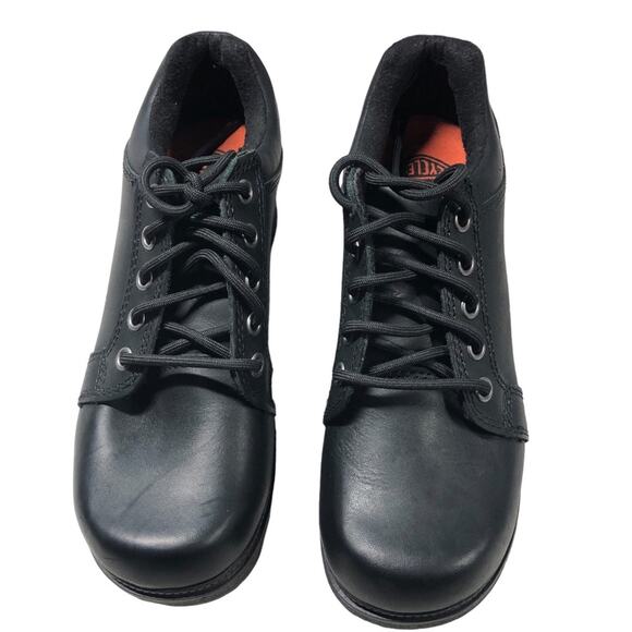 Harley-Davidson nwb women’s black lace up shoes size 6 - Picture 4 of 9